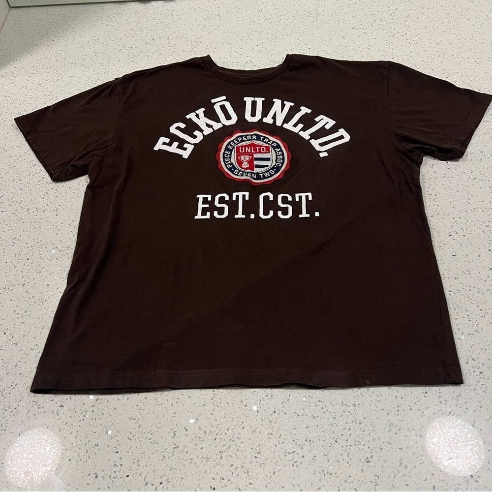 ECKO UNLTD Unlimited Embroidered Graphic Tee T-Shirt Authentic Classic XXL